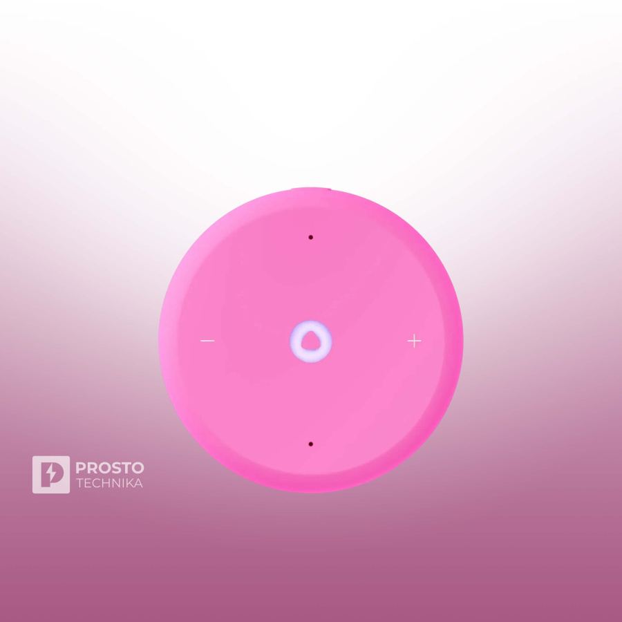 Яндекс Станция Лайт 2 розовая